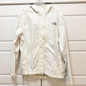 The North Face Waterproof Rain Jacket in White